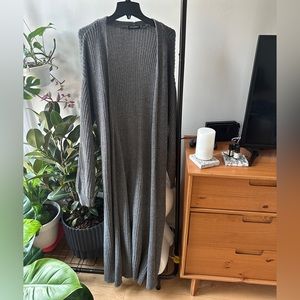 American Apparel oversized long sweater cardigan